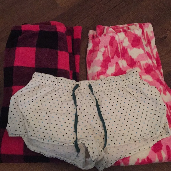 Joe Boxer 2 Piece Polka Dots Gray Flannel Pajamas Womens Sz M Bedtime Loungewear